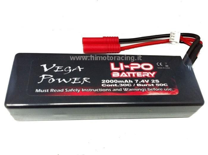 Аккумулятор Himoto CarPacs LiPo 7.4V, 2000mAh, 2S, 30C - LP7420