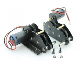 Редуктора Taigen стальные, 3в1, 18kRPM, для танков Sherman M4A3 75mm, 76mm с подшипниками и моторами(380) - TG120266-02