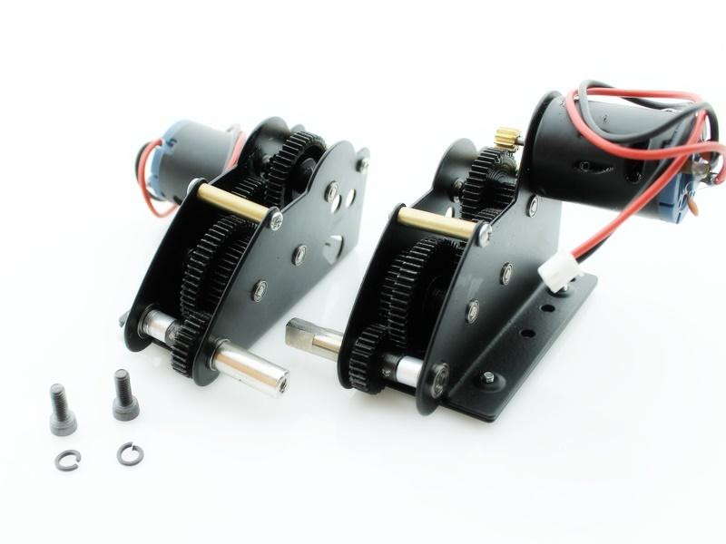 Редуктора Taigen стальные, 3в1, 18kRPM, для танков Sherman M4A3 75mm, 76mm с подшипниками и моторами(380) - TG120266-02