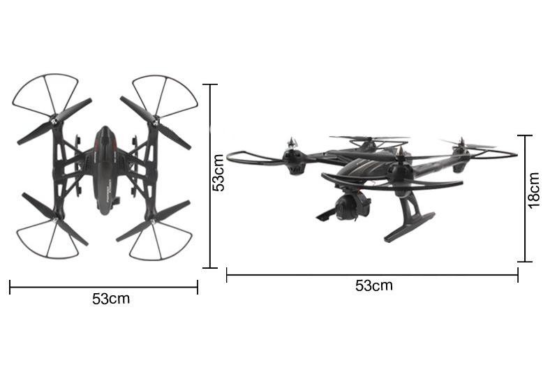 Радиоуправляемый квадрокоптер Jin Xin Da Pioneer Knight 2MP RTF 2.4G - JXD-507V