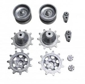 Металлические звездочки и ленивцы с 4 подшипниками и 2-мя натяжителями - TG3889-003