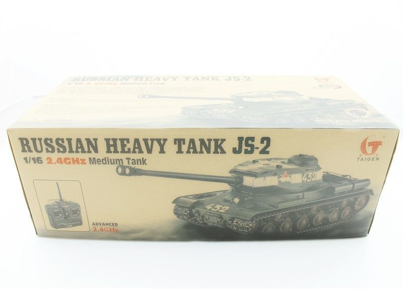 Радиоуправляемый танк Taigen ИС-2 масштаб 1:16 2.4G, зеленый - TG3928-1G