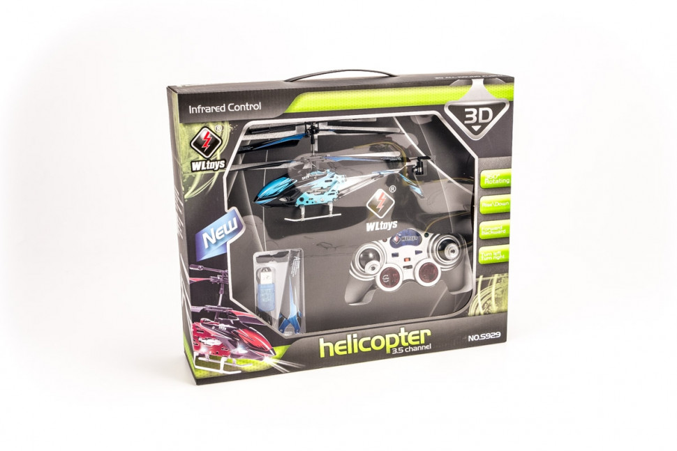 Радиоуправляемый вертолет WL Toys S929 Mini ИК-управление - WLT-S929