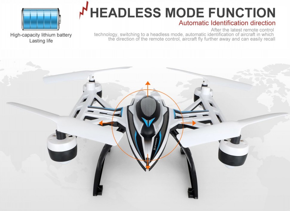 Радиоуправляемый квадрокоптер JXD 510V 2MP RTF 2.4G - JXD-510V-2MP