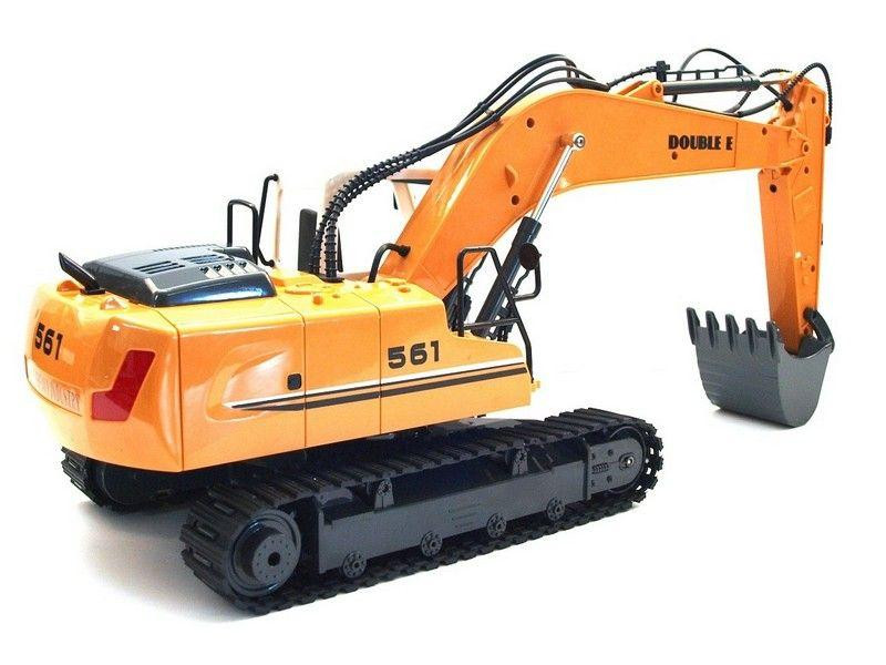 Радиоуправляемый экскаватор Double Eagle RTR масштаб 1:16 со звуковыми эффектами - E561-003