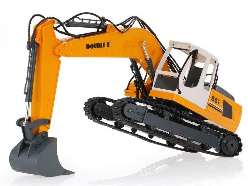 Радиоуправляемый экскаватор Double Eagle RTR масштаб 1:16 со звуковыми эффектами - E561-003