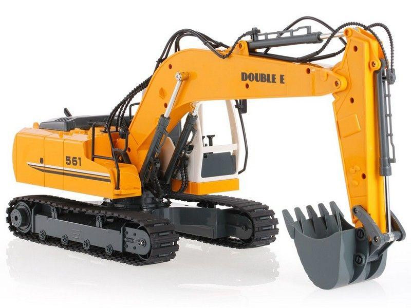 Радиоуправляемый экскаватор Double Eagle RTR масштаб 1:16 со звуковыми эффектами - E561-003
