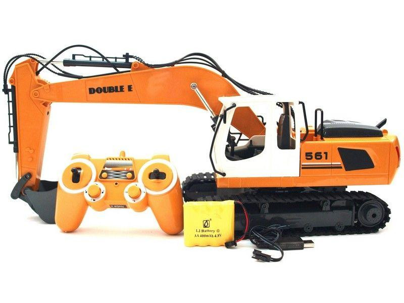 Радиоуправляемый экскаватор Double Eagle RTR масштаб 1:16 со звуковыми эффектами - E561-003