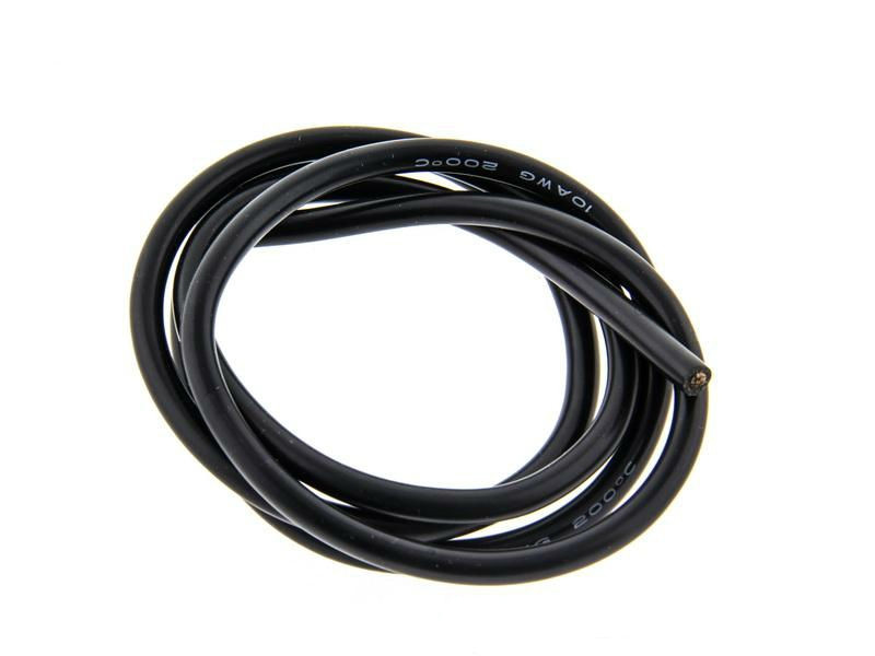 Силиконовый провод Silicone Wire AWG 24 черный 1м|0.205кв.мм - LC-AWG24-B