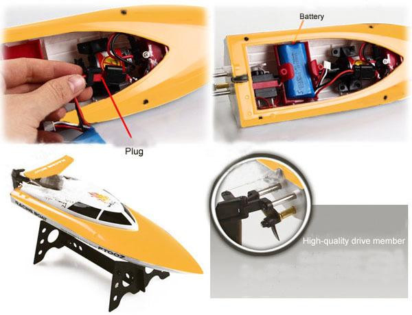 Радиоуправляемый катер Fei Lun FT007 High Speed Boat 2.4G - FT007