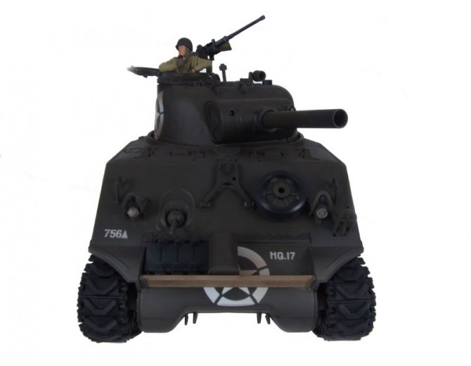 Радиоуправляемый танк Pilotage Sherman M4A3 Green Camouflage масштаб 1:24 27Mhz - RC7317