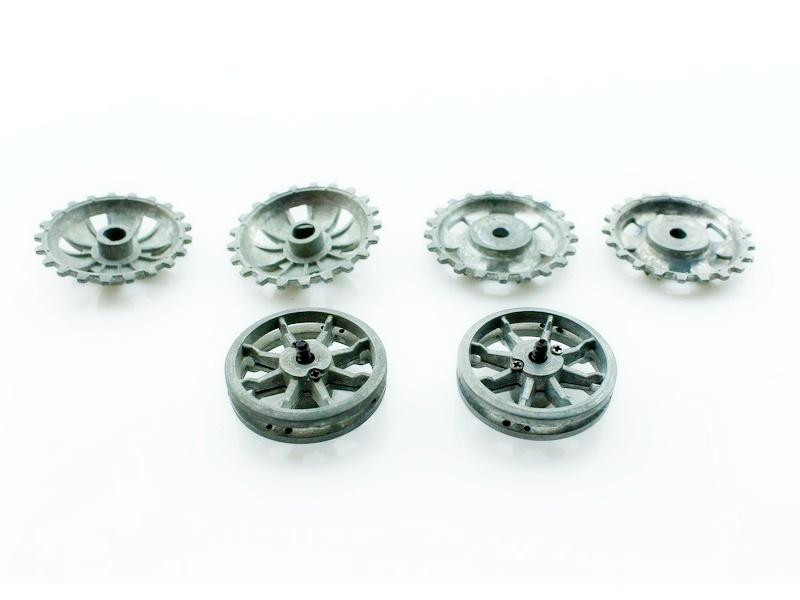 Ведущие звездочки, ленивцы для танков Heng Long Sturmgeschutz III, Panzerkampfwagen III - WW-016