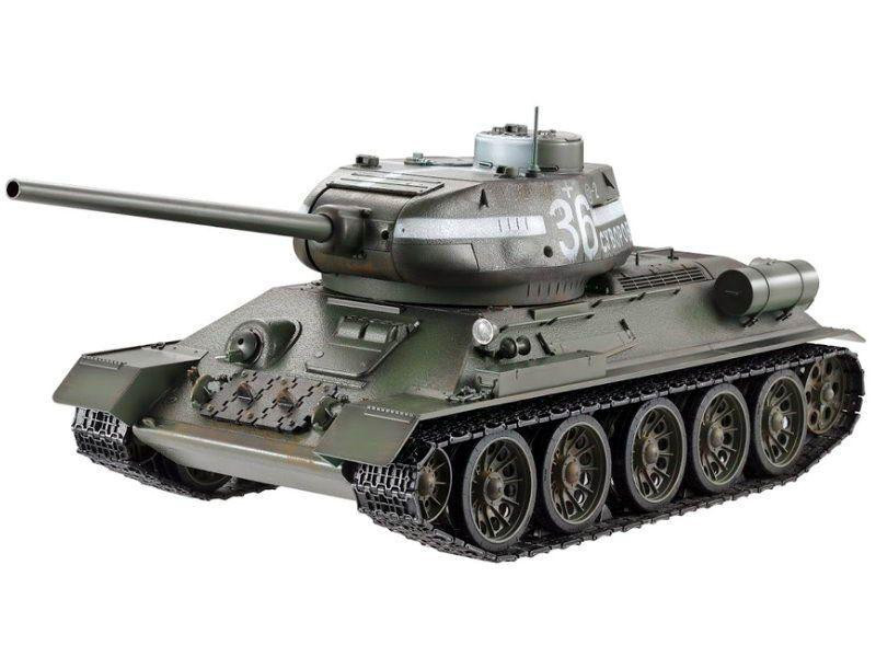 Радиоуправляемый танк Taigen T34-85 (СССР) масштаб 1:16 KIT 2.4G - TG3909-1KIT