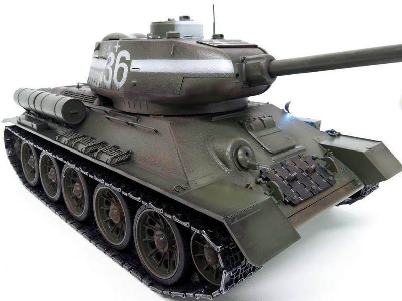 Радиоуправляемый танк Taigen T34-85 (СССР) масштаб 1:16 KIT 2.4G - TG3909-1KIT
