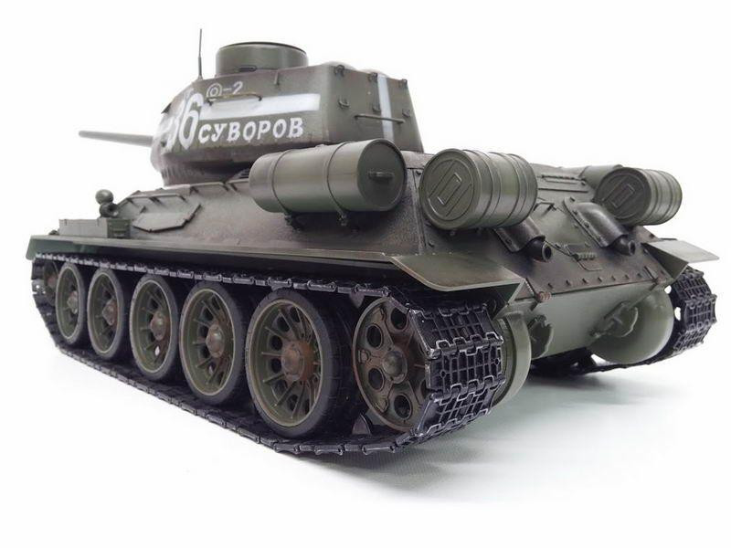 Радиоуправляемый танк Taigen T34-85 (СССР) масштаб 1:16 KIT 2.4G - TG3909-1KIT