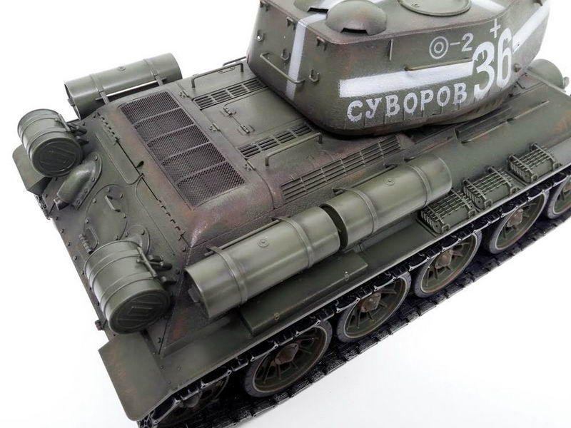 Радиоуправляемый танк Taigen T34-85 (СССР) масштаб 1:16 KIT 2.4G - TG3909-1KIT