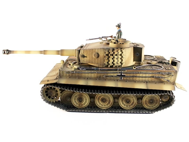 Радиоуправляемый танк Taigen German Tiger 1 Metal Edition Late Version масштаб 1:16 2.4G - TG3818-1D