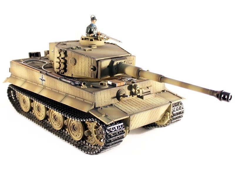 Радиоуправляемый танк Taigen German Tiger 1 Metal Edition Late Version масштаб 1:16 2.4G - TG3818-1D