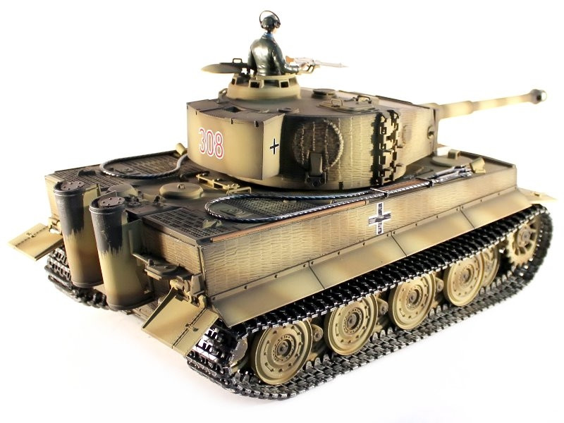 Радиоуправляемый танк Taigen German Tiger 1 Metal Edition Late Version масштаб 1:16 2.4G - TG3818-1D
