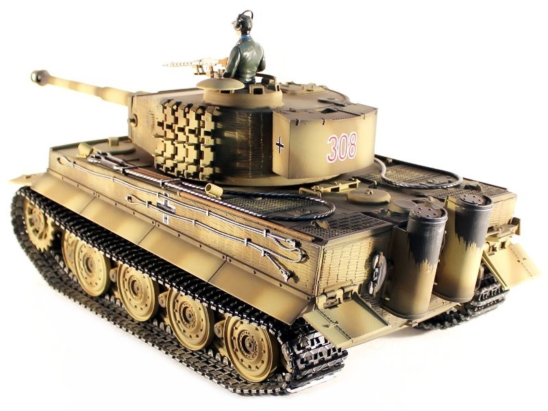 Радиоуправляемый танк Taigen German Tiger 1 Metal Edition Late Version масштаб 1:16 2.4G - TG3818-1D