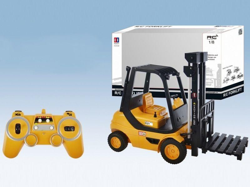 Радиоуправляемый погрузчик Double Eagle E521-003 1:8 27 MHz