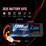 Аккумулятор Zeee Power Li-Po 14.8v 7200mah 80c - zeee-7200-4s-80c