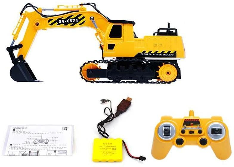 Радиоуправляемый экскаватор Double Eagle масштаб 1:26 2.4G - E571-003
