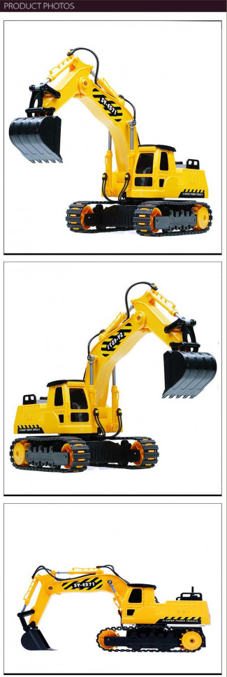 Радиоуправляемый экскаватор Double Eagle масштаб 1:26 2.4G - E571-003