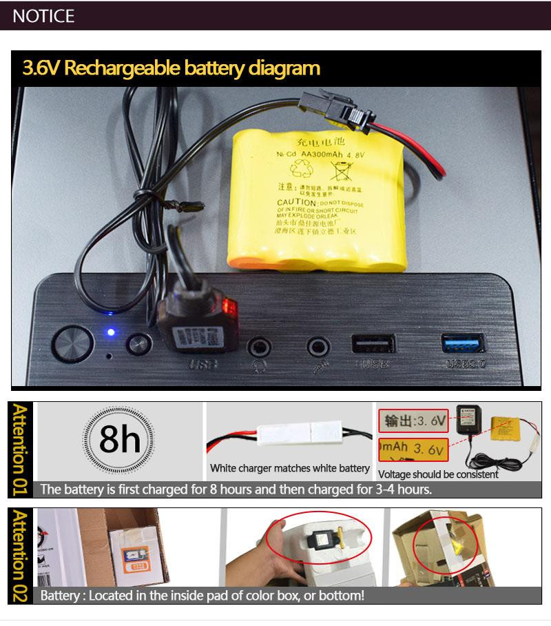 Радиоуправляемый экскаватор Double Eagle масштаб 1:26 2.4G - E571-003
