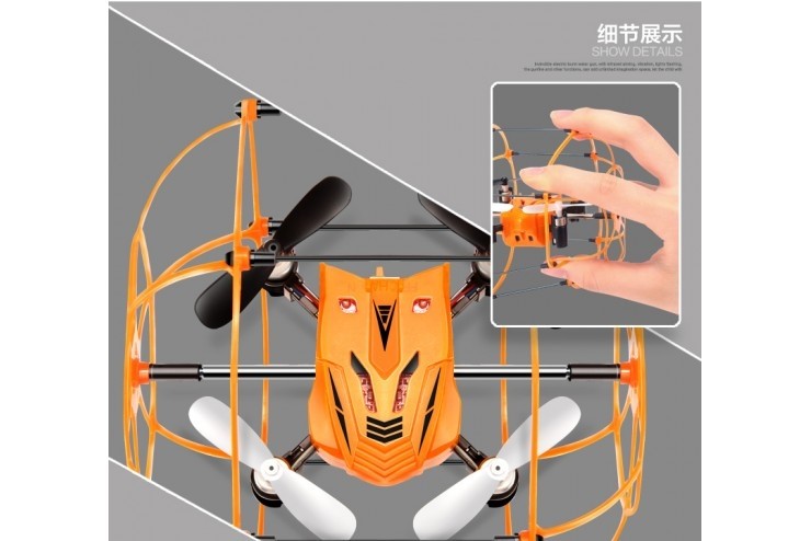 Радиоуправляемый квадрокоптер SkyWalker 1336 4CH 6-Axis Gyro Climbing Wall RC RTF 2.4G - HM1336