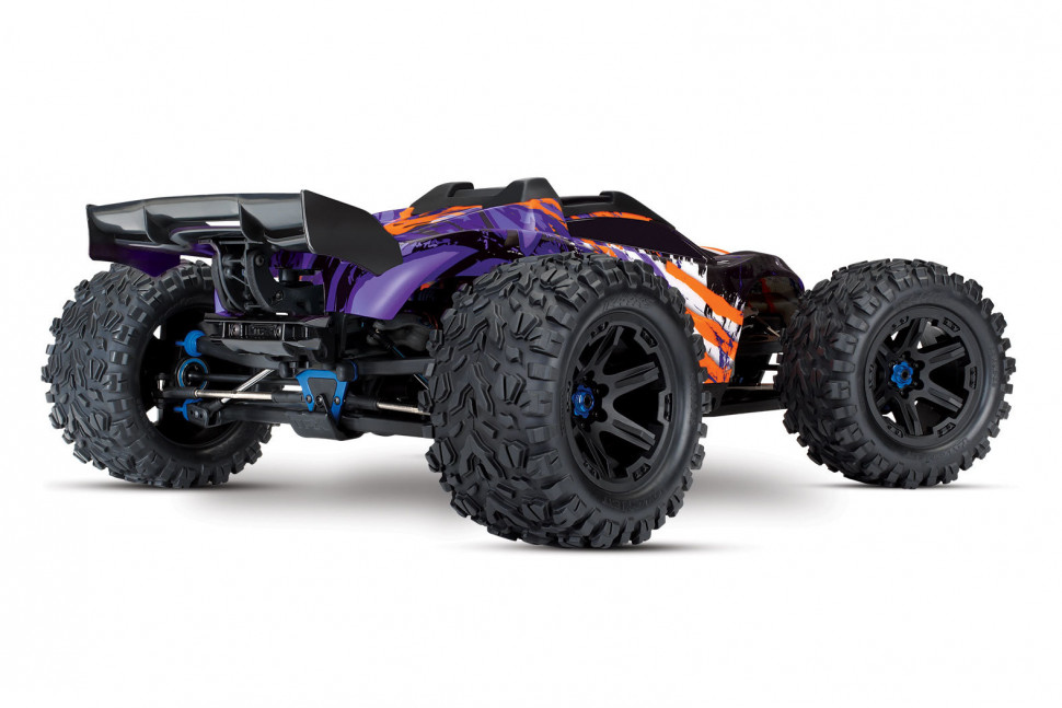 Радиоуправляемый трагги Traxxas E-Revo VXL Brushless Orange 4WD RTR масштаб 1:10 2.4G - TRA86086-4-PRPL