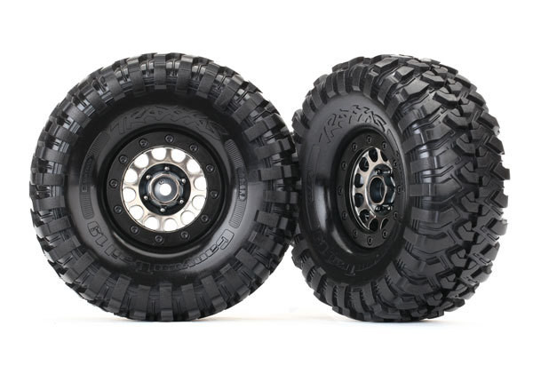 Колеса Tires and wheels, assembled (1 left, 1 right) - TRA8174