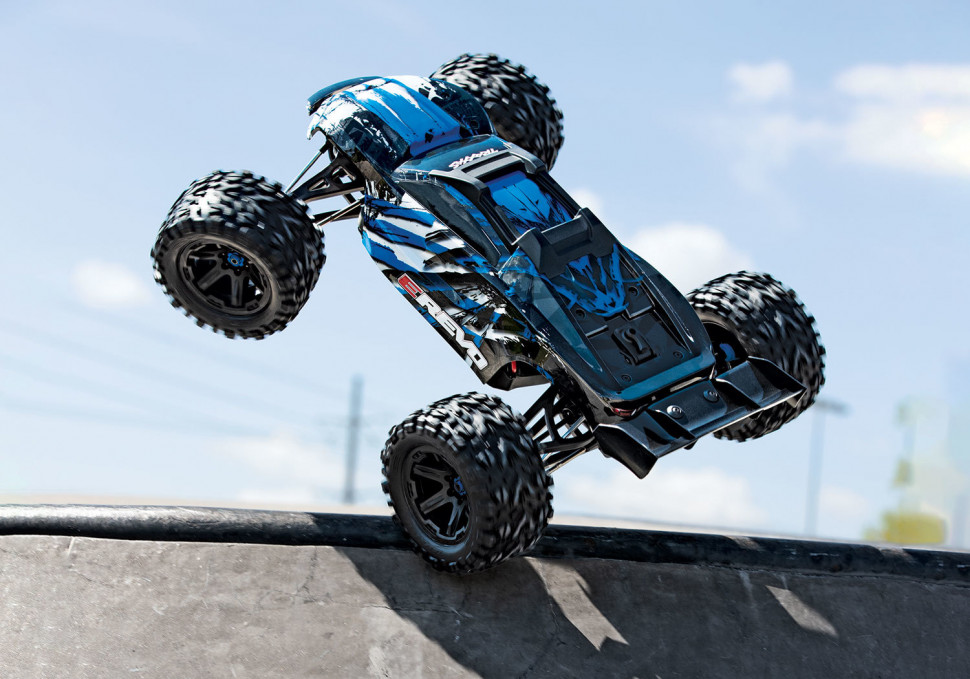 Радиоуправляемый трагги Traxxas E-Revo VXL Brushless Orange 4WD RTR масштаб 1:10 2.4G - TRA86086-4-BL