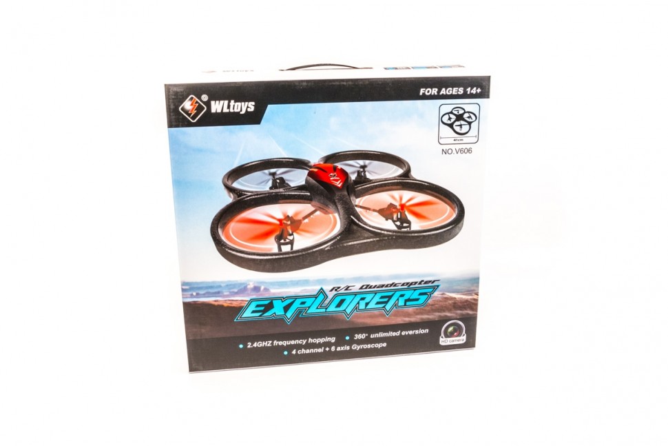 Радиоуправляемый квадрокоптер WLToys V606G Mini UFO Quadcopter FPV 5.8G - WLT-V606G
