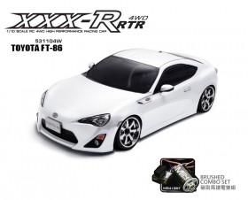 Модель раллийного автомобиля MST XXX-R TOYOTA FT-86 White 4WD RTR масштаб 1:10 2.4G - MST-531104W