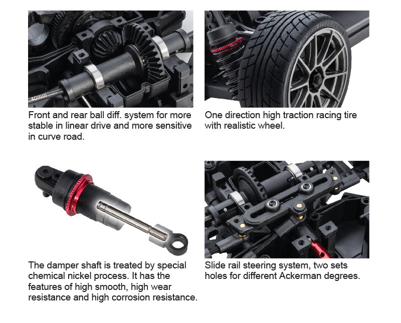 Модель раллийного автомобиля MST XXX-R TOYOTA FT-86 White 4WD RTR масштаб 1:10 2.4G - MST-531104W