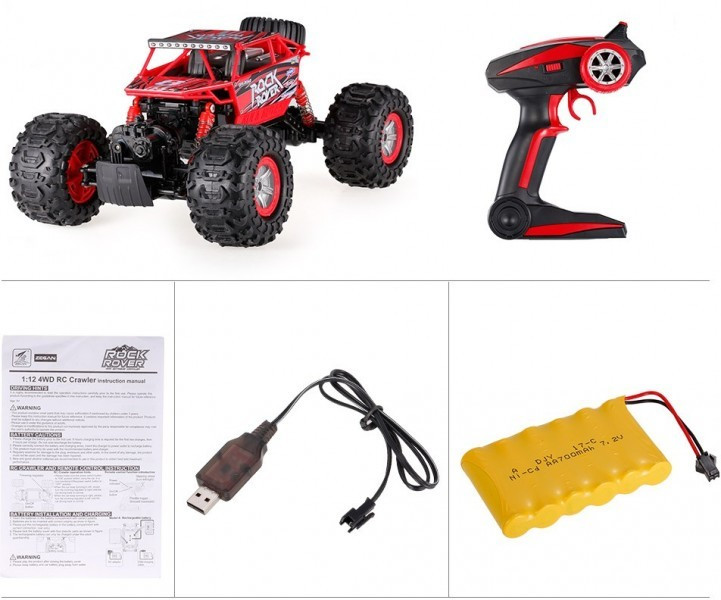 Радиоуправляемый краулер амфибия Zegan 4WD RTR масштаб 1:12 - ZG-C1201W