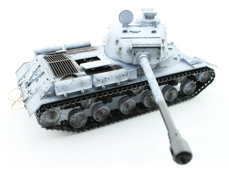 Радиоуправляемый танк Taigen ИС-2 модель 1944 (СССР) (зимний) RTR масштаб 1:16 2.4G - TG3928-1S