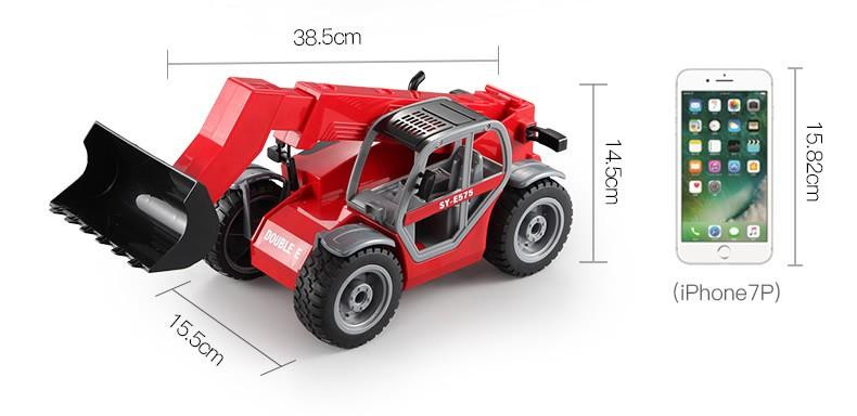 Радиоуправляемый экскаватор-погрузчик Double Eagle масштаб 1:16 2.4G - E575-003