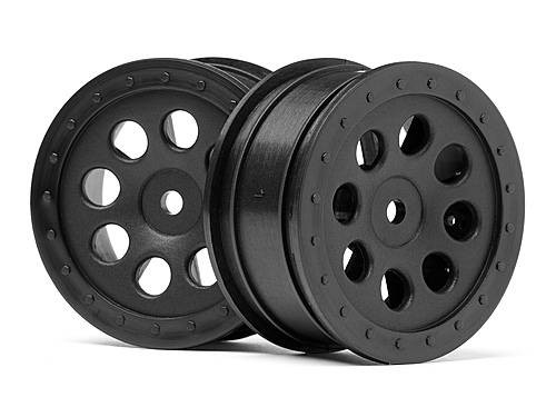 Диски колес ралли ST-8 (BLACK | 0mm OFFSET|2шт) - HPI-103039