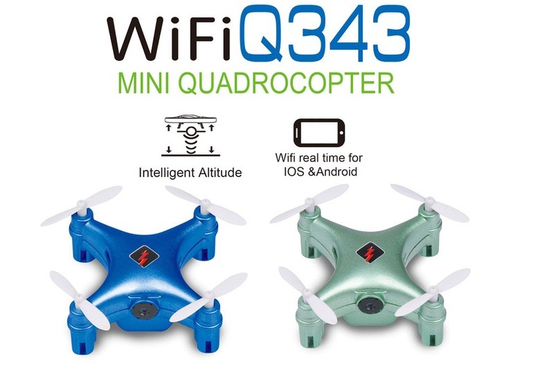 Радиоуправляемый квадрокоптер WL Toys Q343 Mini WiFi Quadcopter RTF - WLT-Q343