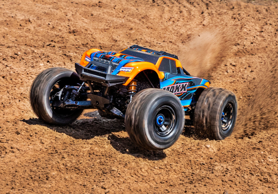 Радиоуправляемый монстр Traxxas Maxx 4WD RTR масштаб 1:10 2.4G - TRA89076-4-Or