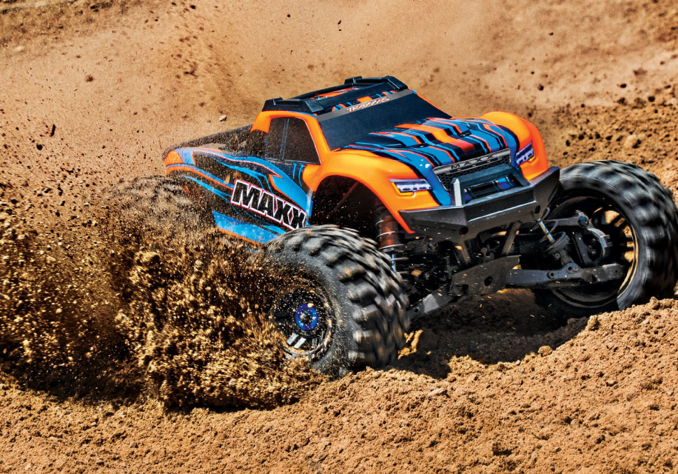 Радиоуправляемый монстр Traxxas Maxx 4WD RTR масштаб 1:10 2.4G - TRA89076-4-Or