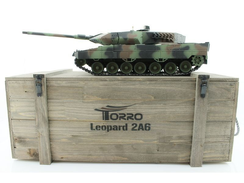 Радиоуправляемый танк Taigen Leopard 2 A6 САМО RTR масштаб 1:16 2.4G - TG3889-1B-CM