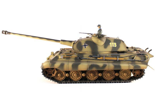 Радиоуправляемый танк Taigen King Tiger HC Metal Edition масштаб 1:16 2.4G - TG3888-1HC