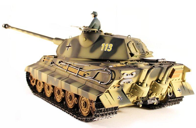Радиоуправляемый танк Taigen King Tiger HC Metal Edition масштаб 1:16 2.4G - TG3888-1HC