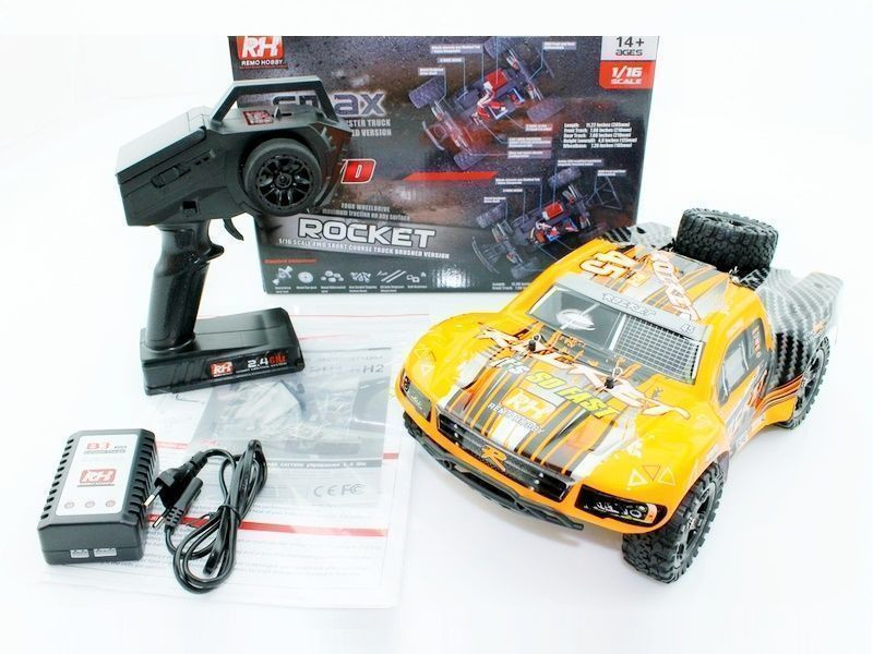 Радиоуправляемый шорт-корс Remo Hobby RH1625 4WD RTR масштаб 1:16 2.4G - RH1625-ORAN