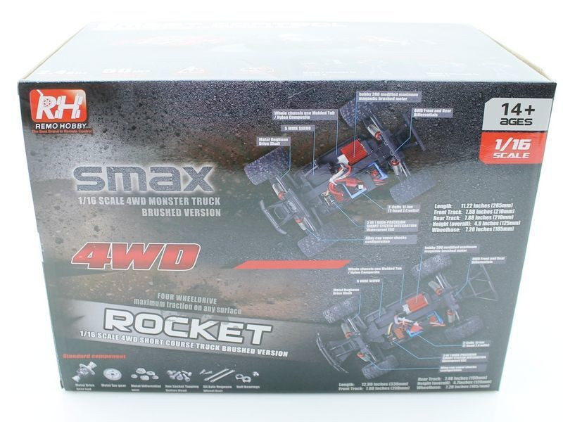 Радиоуправляемый шорт-корс Remo Hobby RH1625 4WD RTR масштаб 1:16 2.4G - RH1625-ORAN