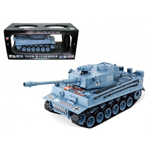 Радиоуправляемый танк HouseHold German Tiger Grey масштаб 1:20 40Mhz - 4101-1