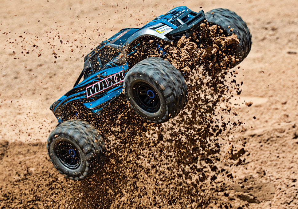Радиоуправляемый монстр Traxxas Maxx 4WD RTR масштаб 1:10 2.4G - TRA89076-4-Bl